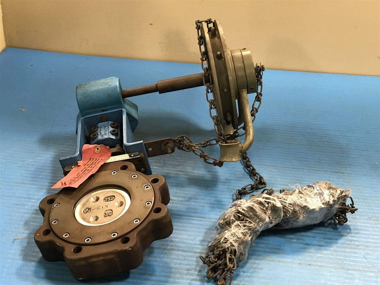 USED NELES-JAMESBURY 4-815L-11 2136TT 4″ BUTTERFLY VALVE & ROTO HAMMER (1C)
