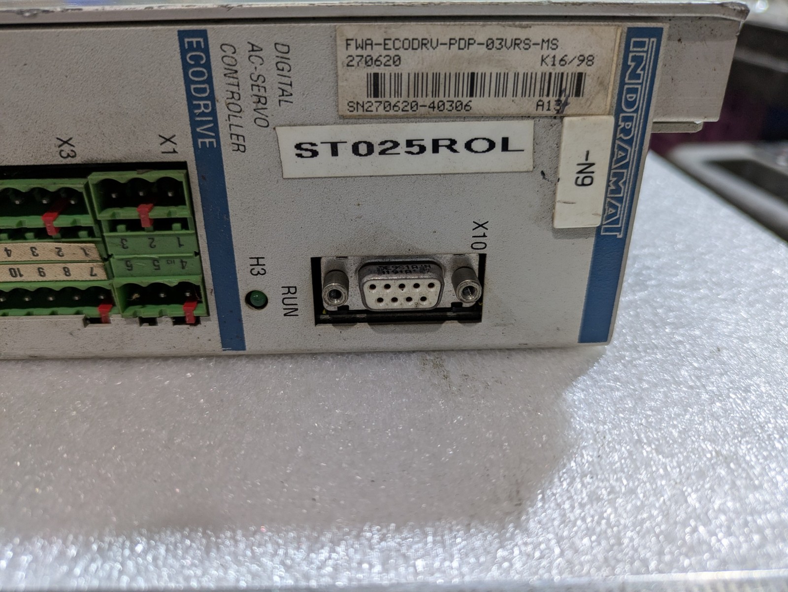 Indramat FWA-ECODRV-PDP-03VRS-MS Digital AC-Servo Controller ECODRIVE Panel Moun