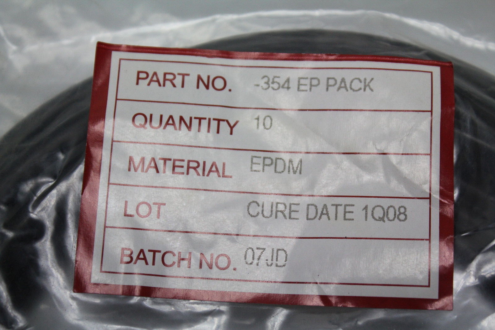 Lot of 20 – Dash 354 Water- and Steam-Resistant EPDM O-Rings New
