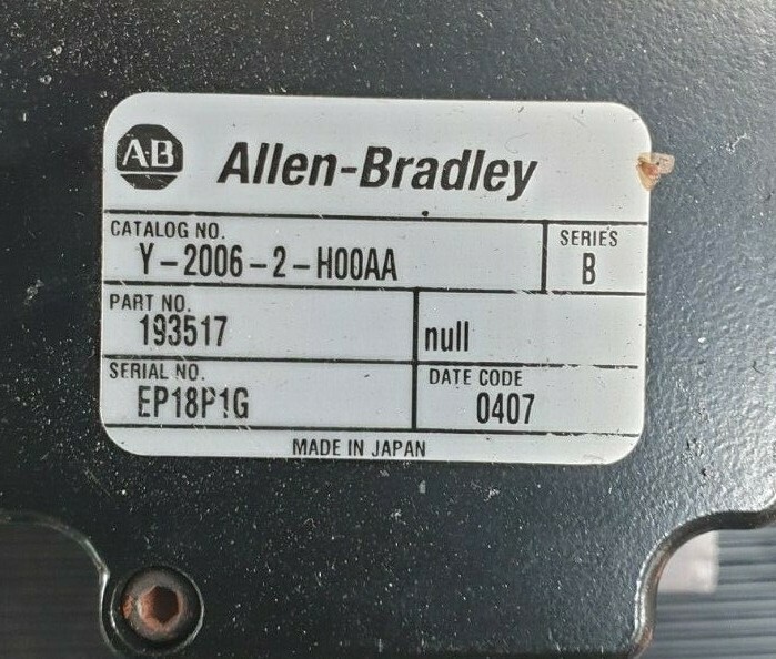 RAPID-AIR CORP MS2 W/ ALLEN BRADLEY Y-2006-2-H00AA B MOTOR (R3S10.4)