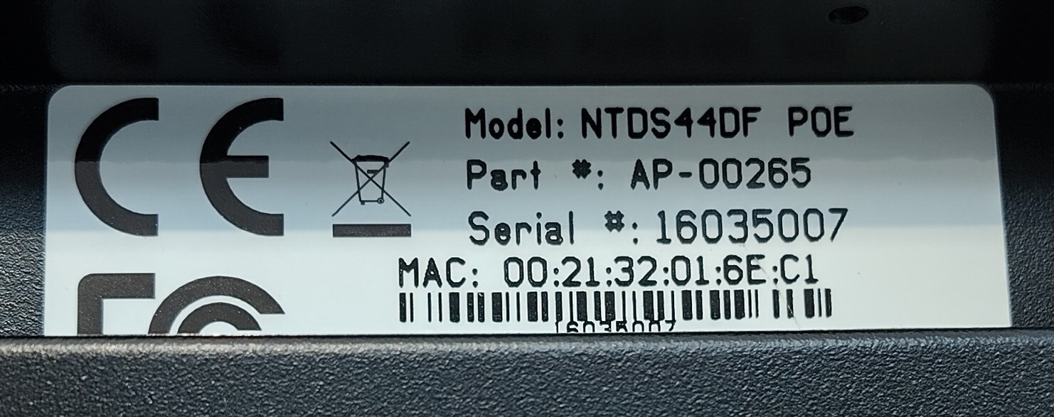 MASTERCLOCK NTDS44DF Network Time Protocol LED Display Panel