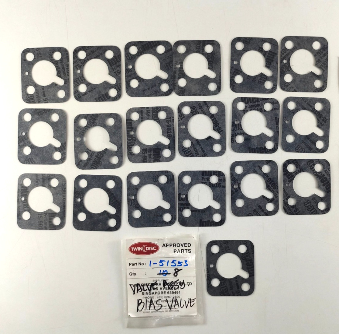 Packing P/N 1-51553 For Twin Disc ( Pack of 18 )