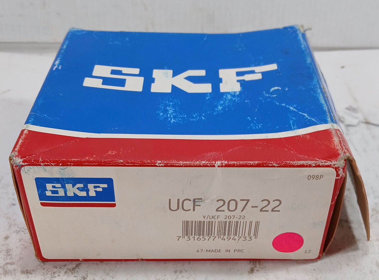 1 NEW SKF UCF207-22 4-BOLT FLANGED PILLOW BLOCK BEARING NIB ***MAKE OFFER***