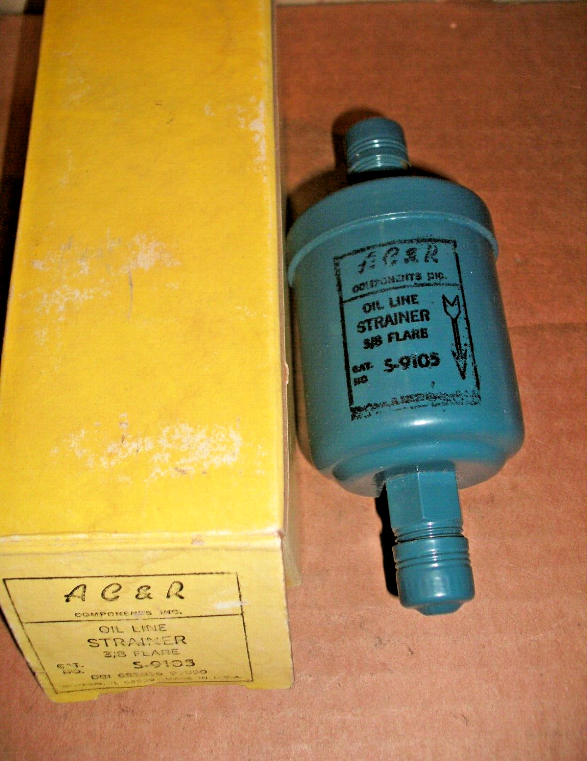 AC&R HENRY S-9105 3/8″ FLARE OIL LINE STRAINER S9015 – 13 AVAILABLE