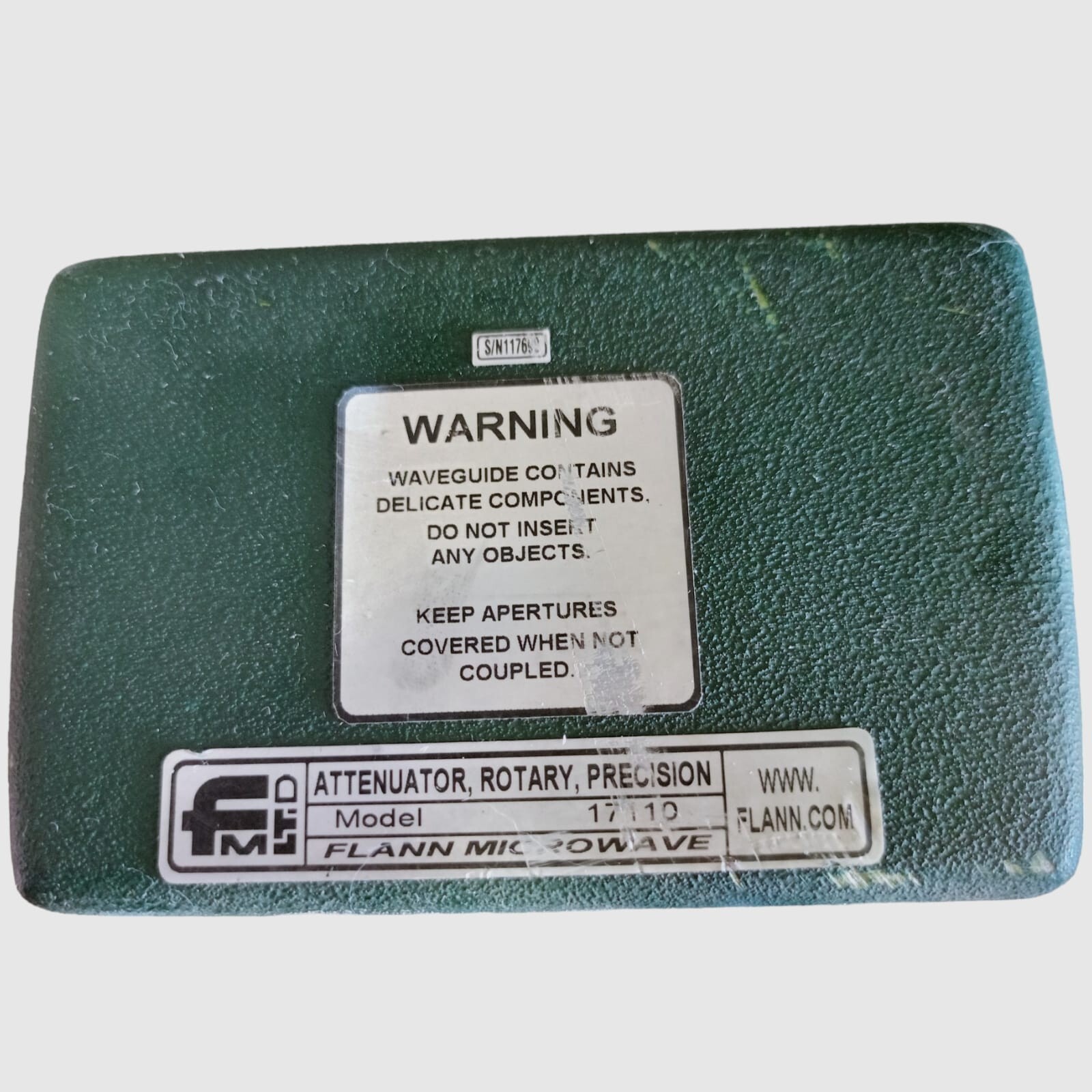 Flann Microwave Precision Rotary Vane Attenuators 17110 9.84~15GHz WR75 R120 WG