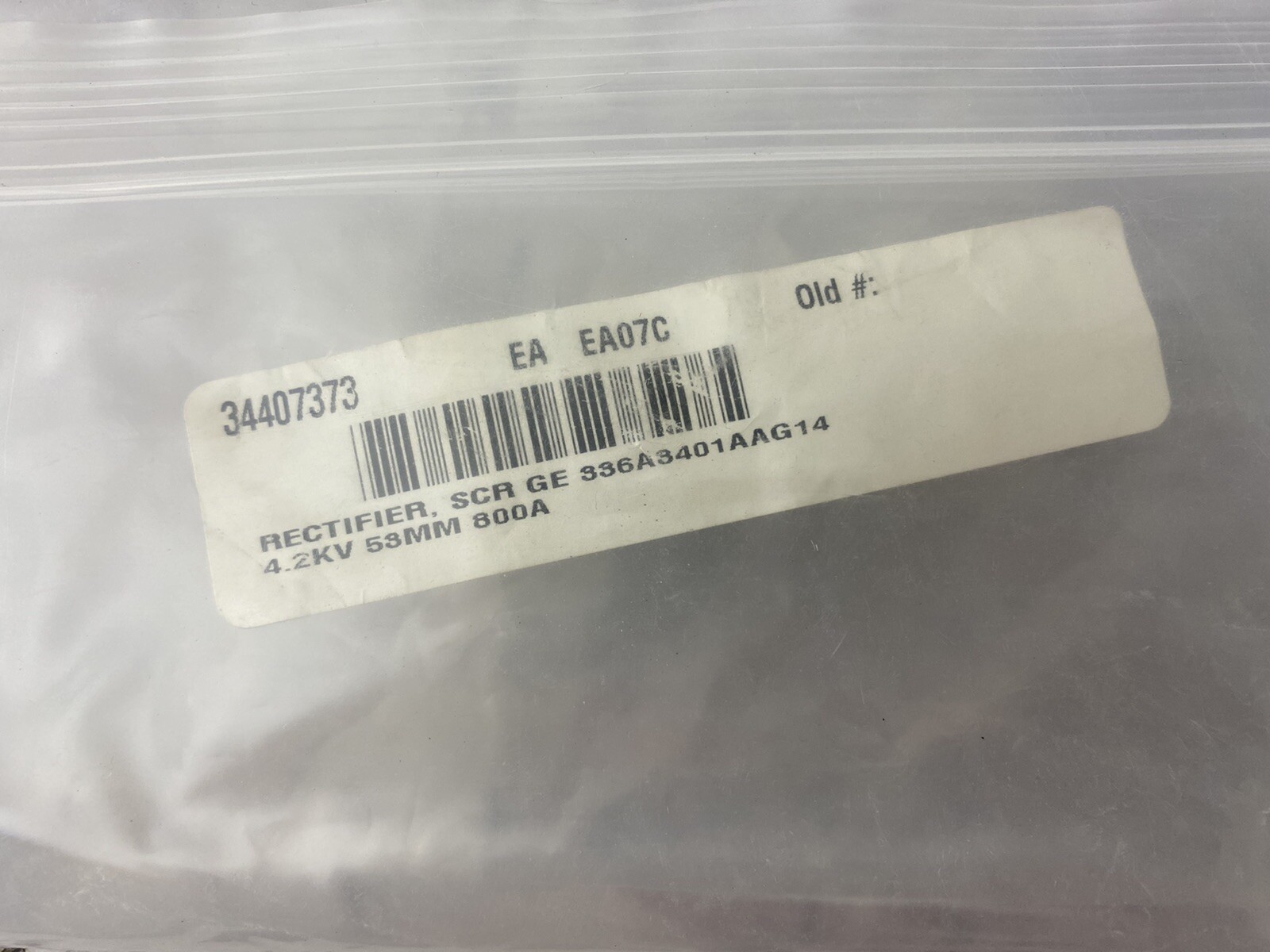 General Electric 336A3401AAG14 Rectifier Semiconductor Assembly