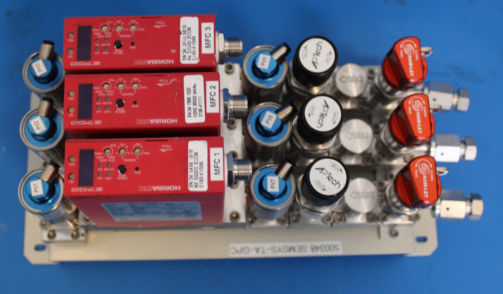Applied Materials AMAT Assembly Horiba Gas Mass Flow Controller Gas Panel