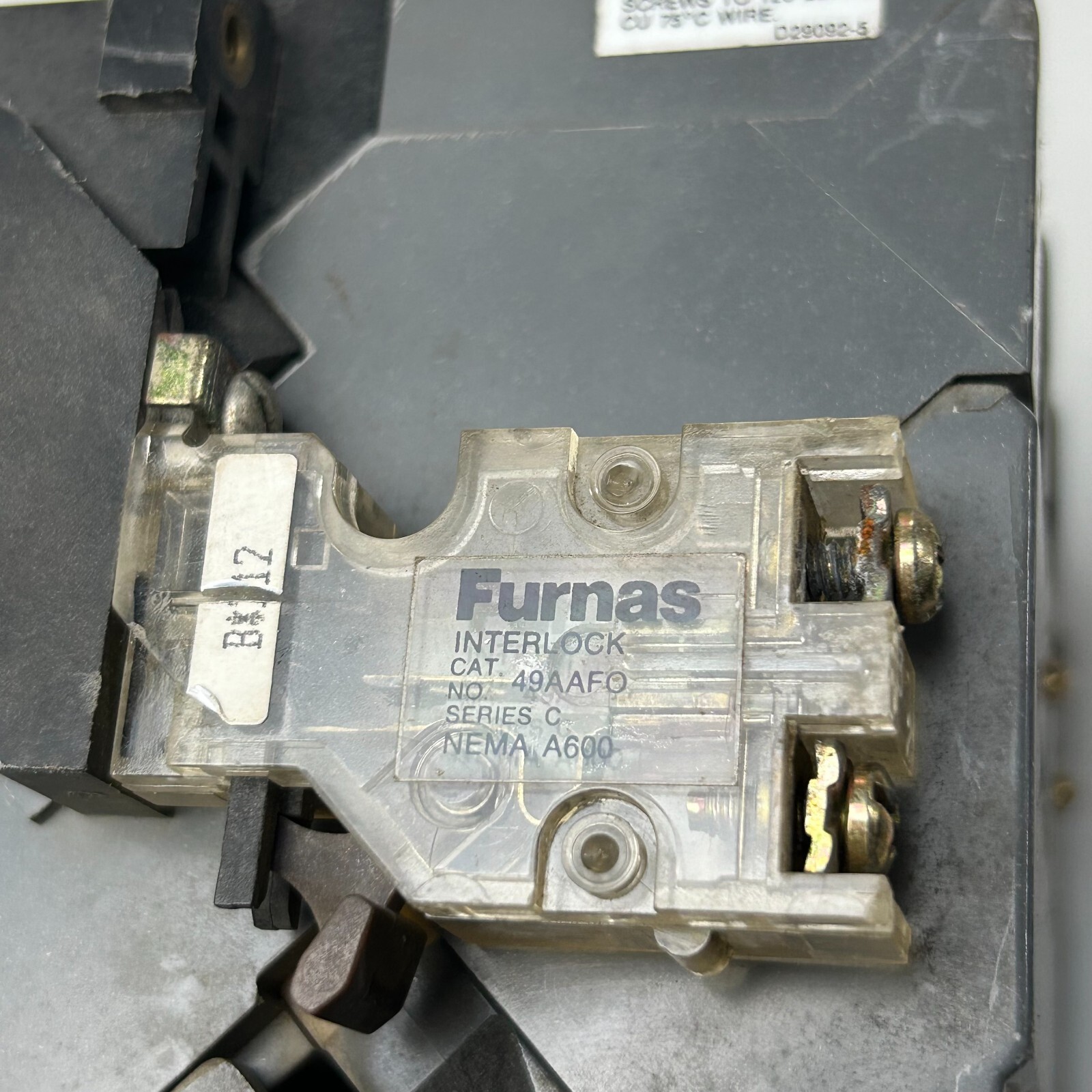 FURNAS ELECTRIC CO 49AAFO 14HP32A*81 Starter 3PH 90AMP 600VAC
