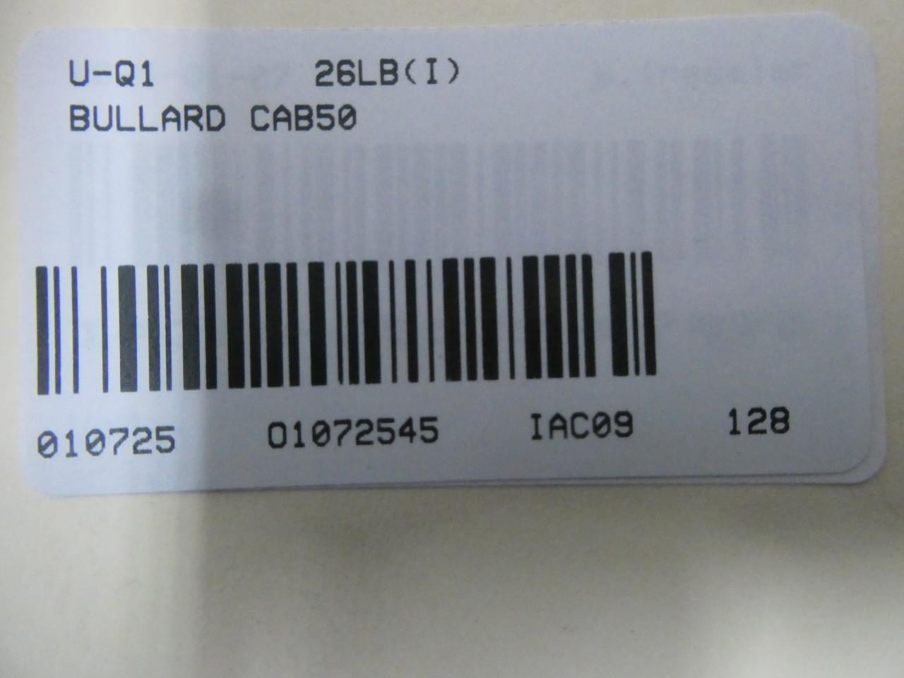 Bullard CAB50 Clean Air Box Cab 50cfm