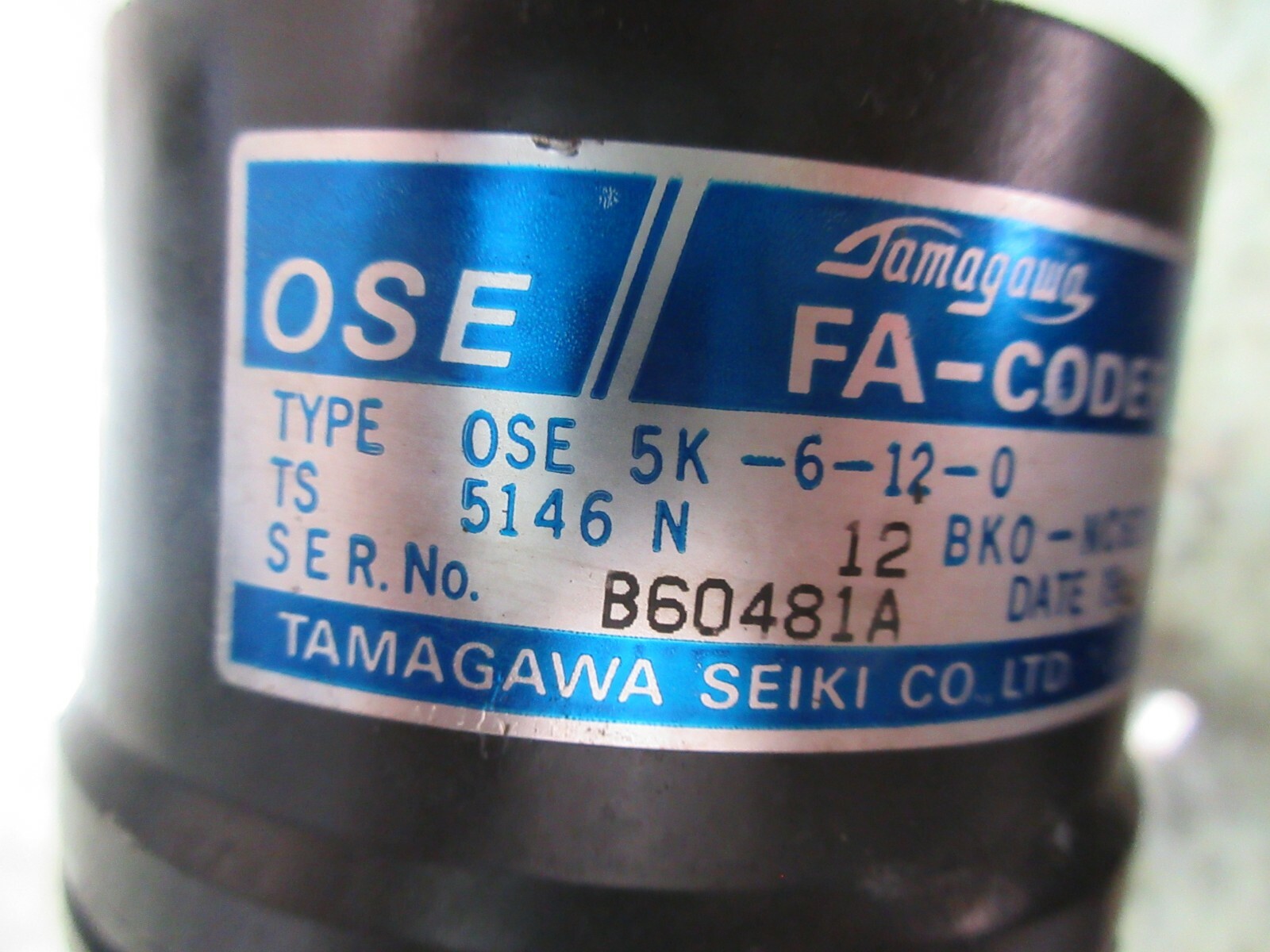 MITSUBISHI ENCODER OSE5K-6-12-0 TS 5146N 12 BKO-NC6214 WARRANTY
