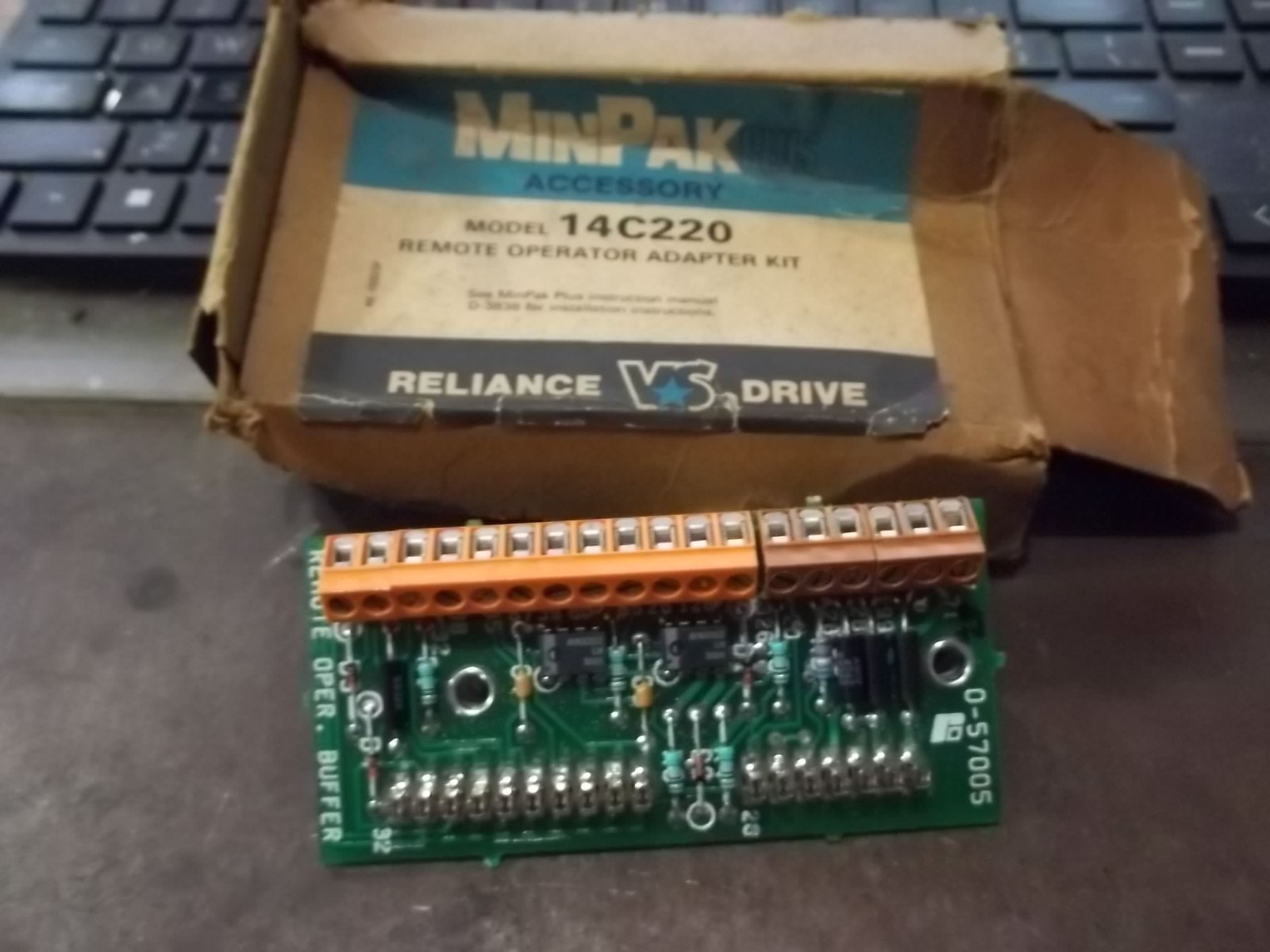 NIB RELIANCE 14C220 0-57005 REMOTE OPERATOR ADAPTER KIT CIRCUIT BOARD (366-3)