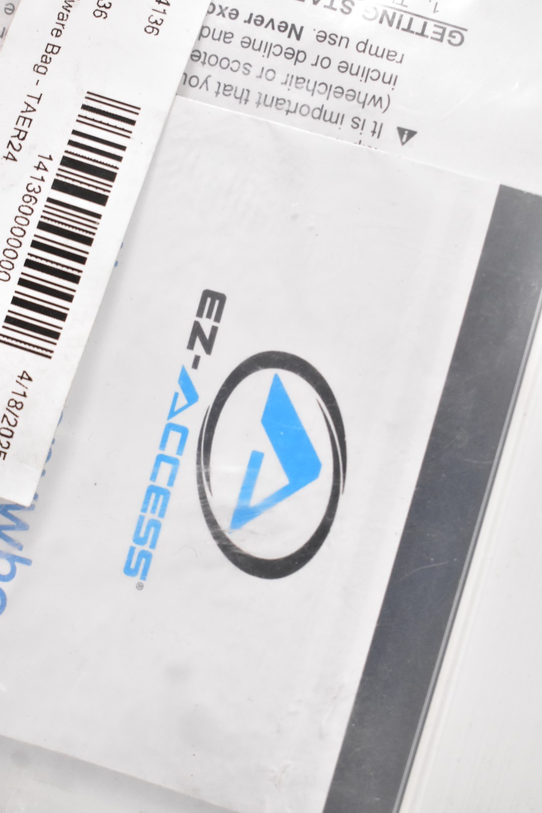 EZ-Access TAER24 Hardware Kit Bag 14136 For Adjustable Threshold Ramp Set