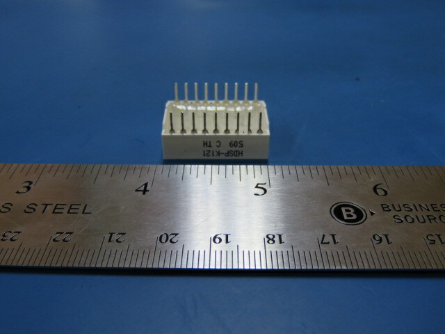 AVAGO TECHNOLOGIES HDSP-K121 Qty of 19 per Lot Display Modules – LED Character