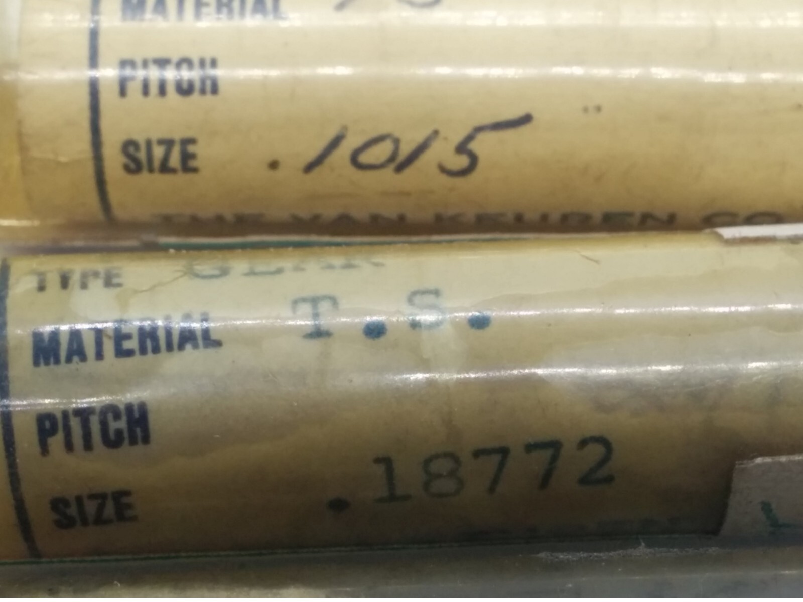 VAN KEUREN ASSORTMENT GEAR MEASURING WIRES (LOT OF 4)