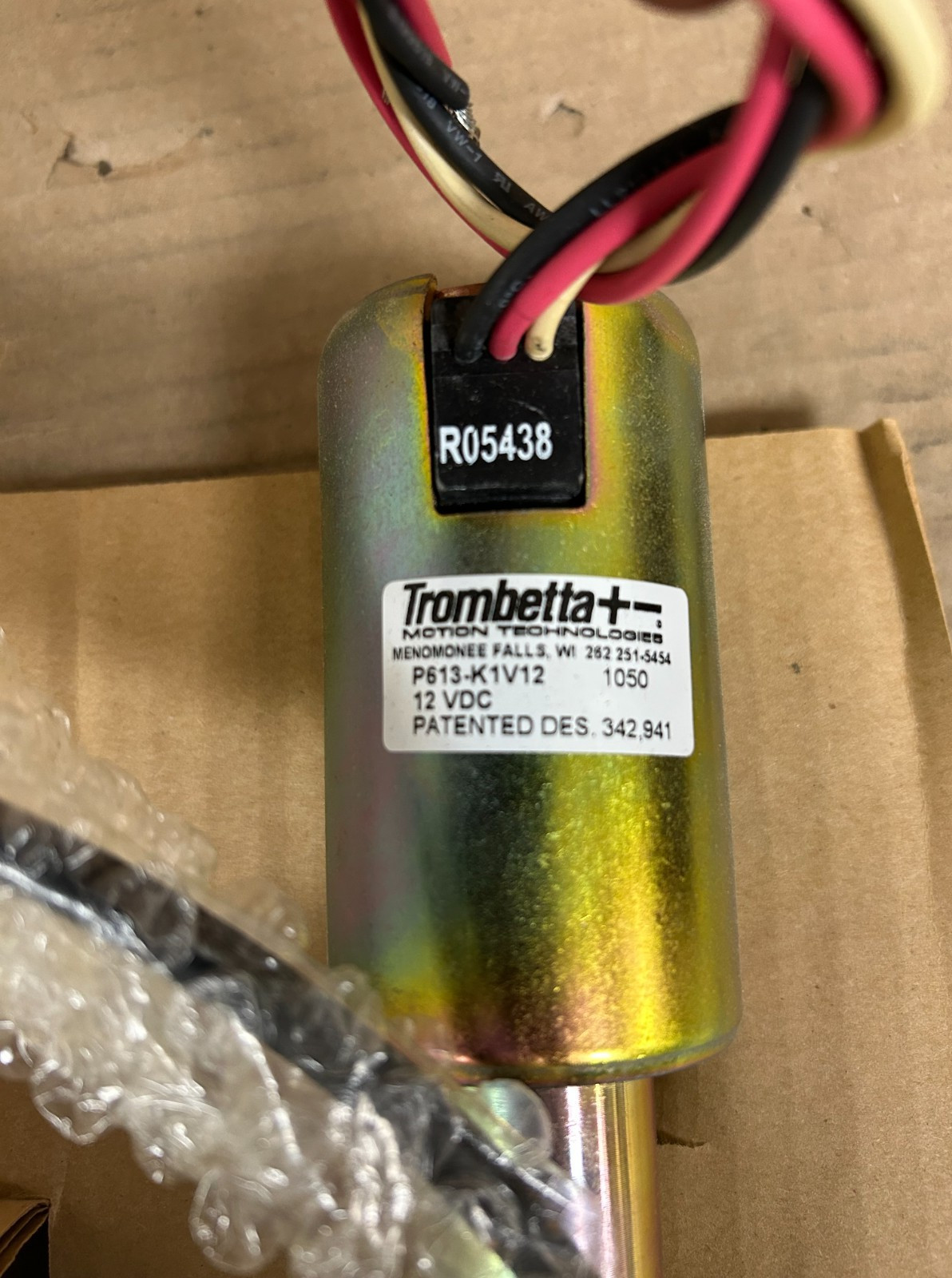 Trombetta Throttle Control Cable Kit With 12V Solenoid P613-K1V12