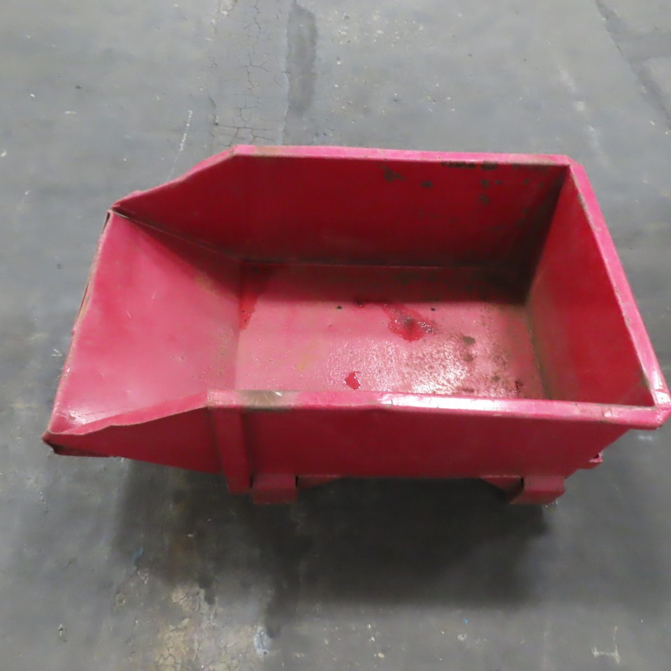 Metal Container Crate Bin Scrap Hopper 42″L x 24″W x 15″H Inside