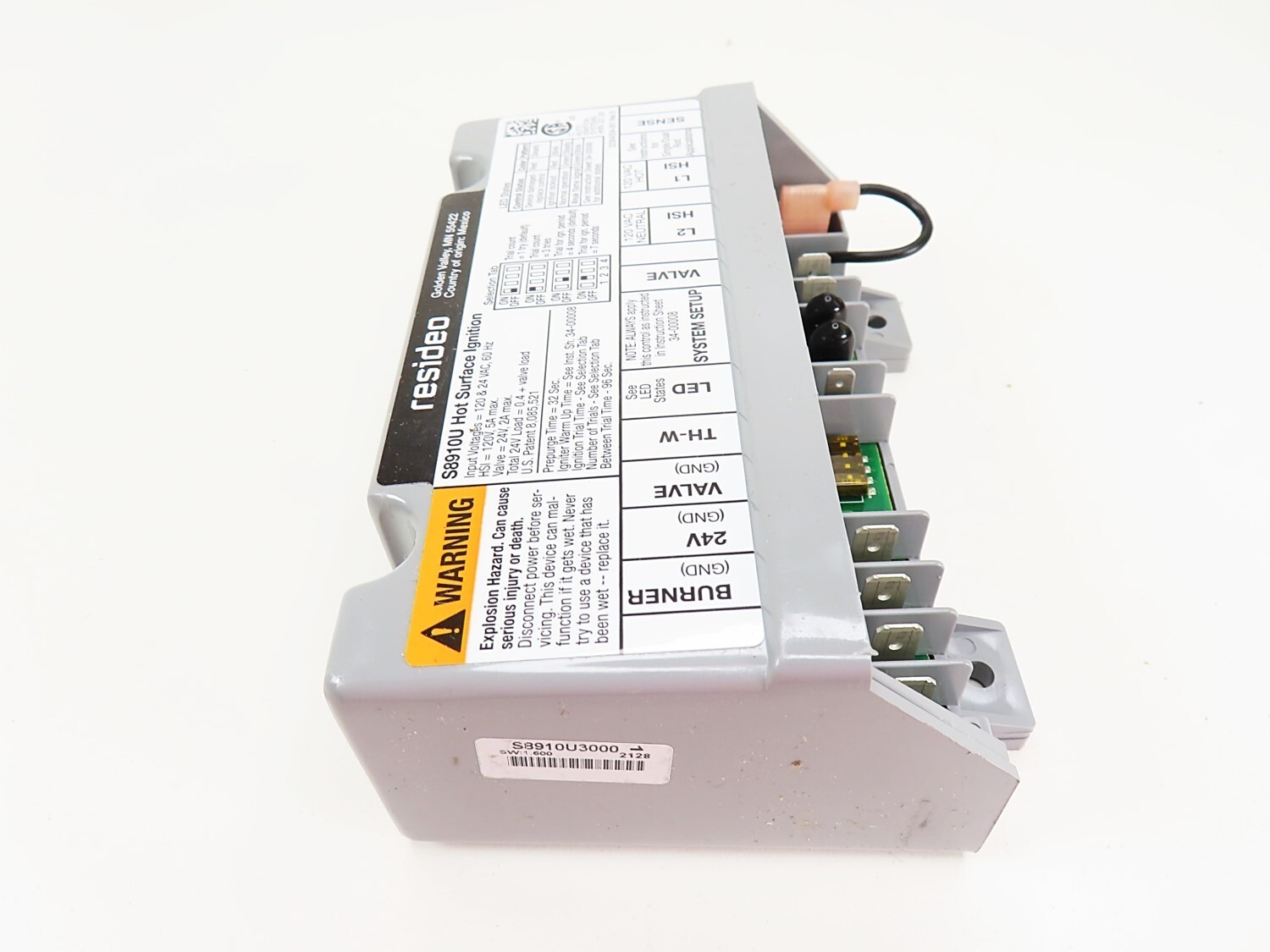 Resideo S8910U3000 Universal Hot Surface Ignition Module NEW IN BOX
