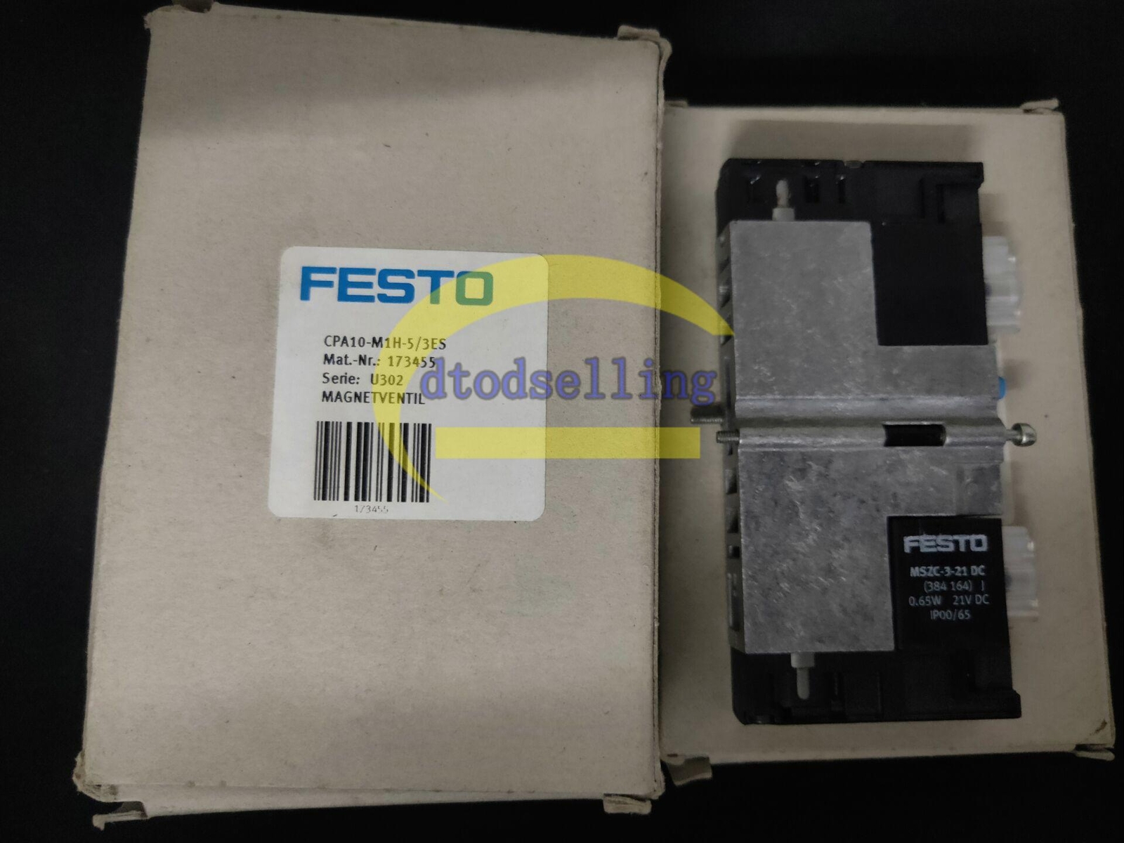 1PCS NEW FESTO CPA10-M1H-5/3-ES 173455 solenoid valve