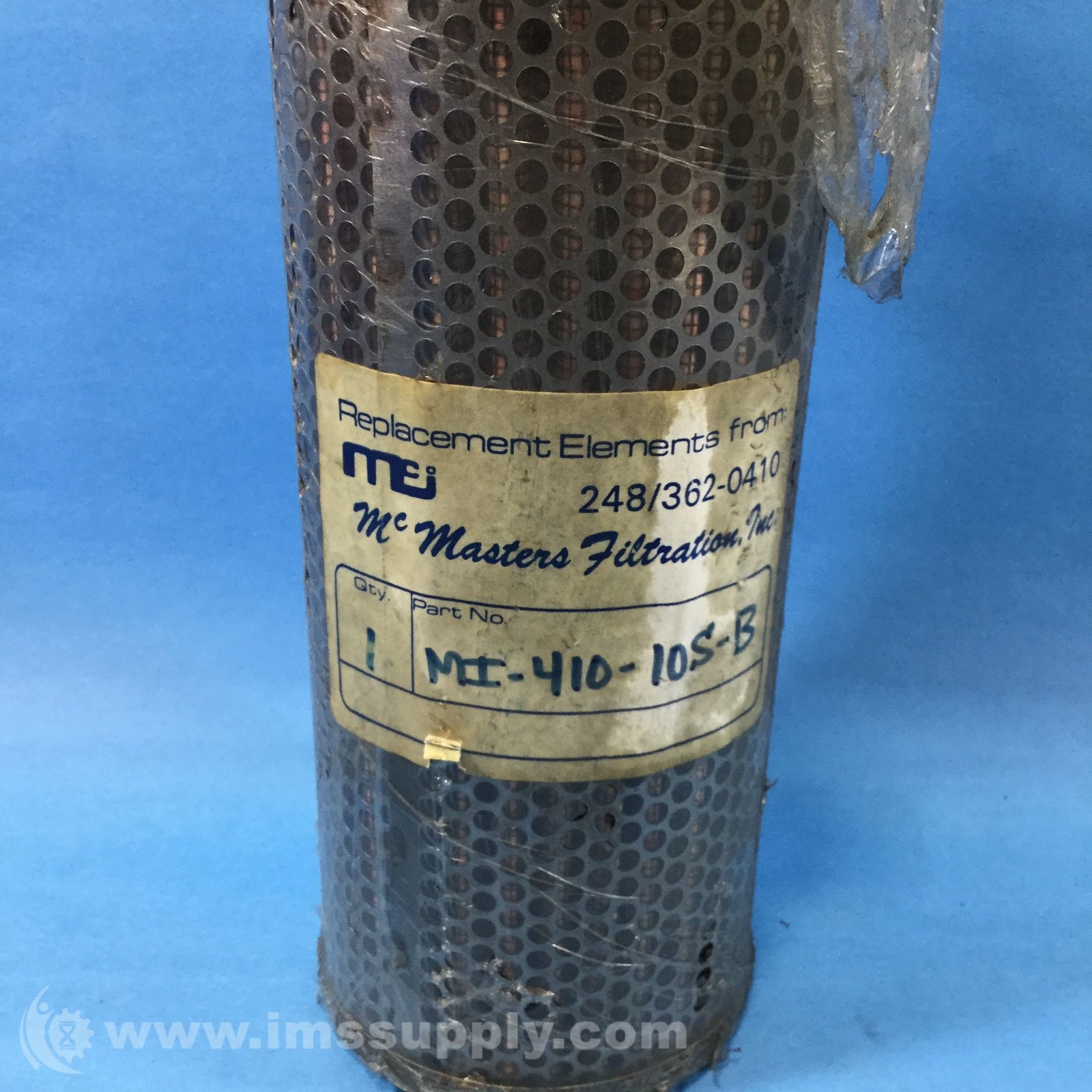 McMasters Filtration Inc. MI-410-10S-B Filter Element FNIP