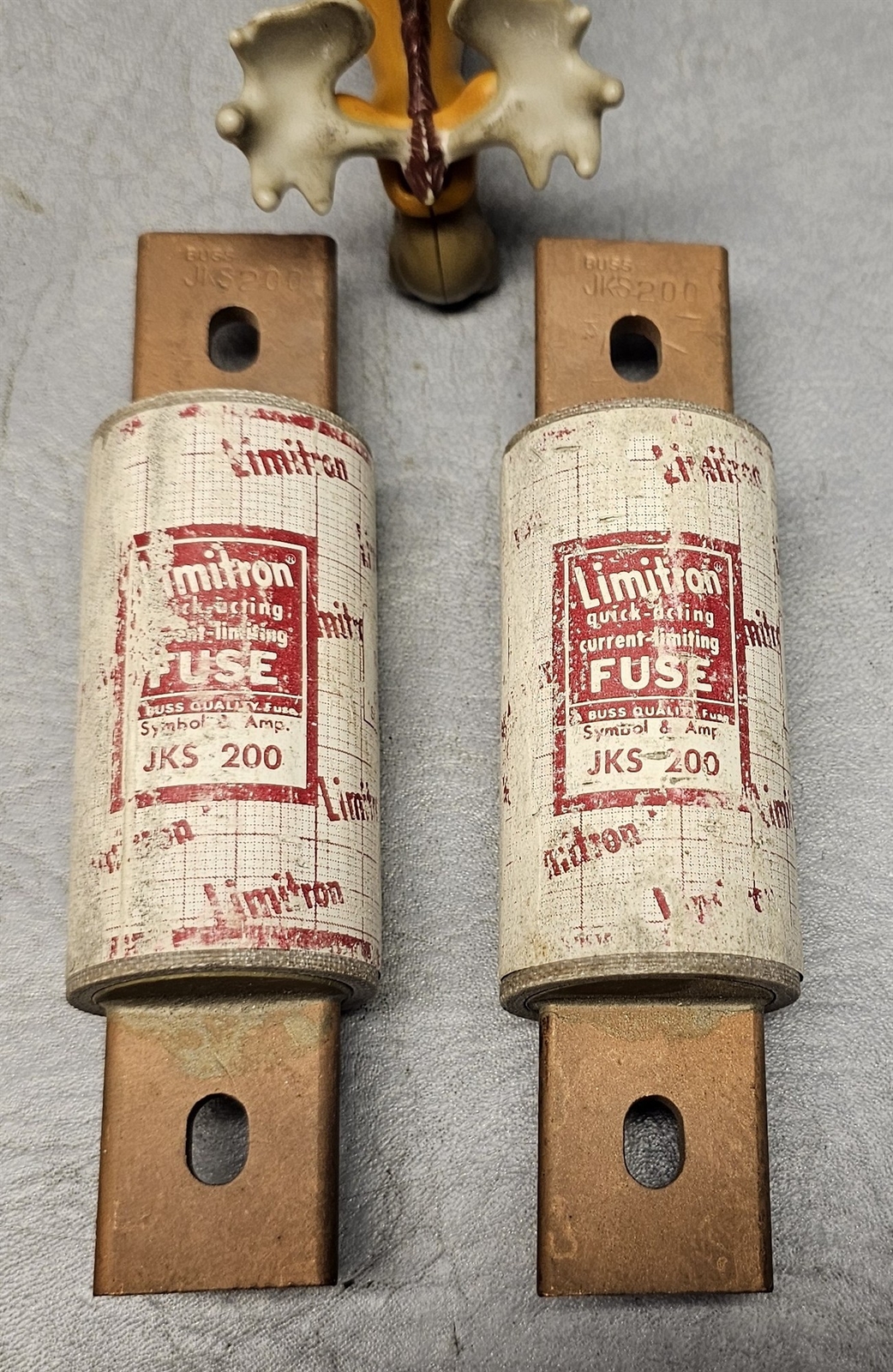 JKS-200 Limitron Fuse 200A 600V Dual Element Fast Acting Class J Lot of 2