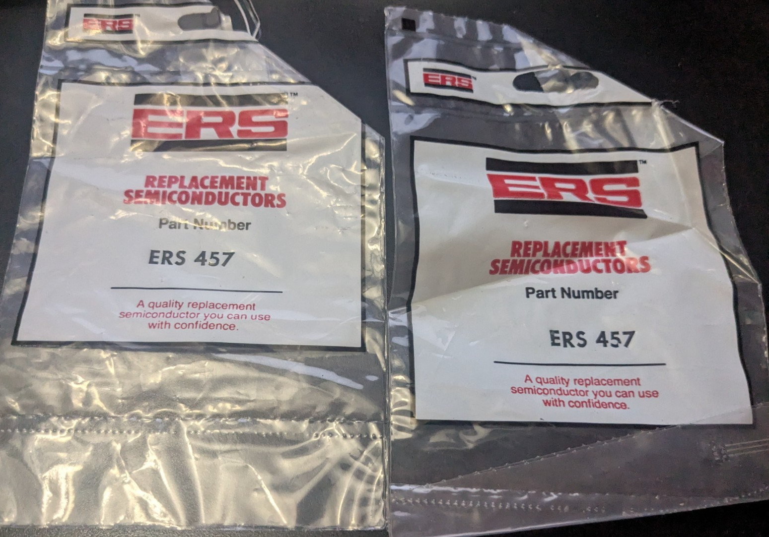 ERS (ECG) 457 ERS457 Transistors NEW IN BAGS. – Lot of 2