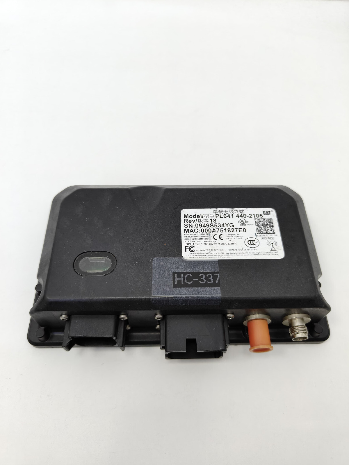 Caterpillar 4402105 Control Assembly Electronic Model Pl641 440-2105, CH#789