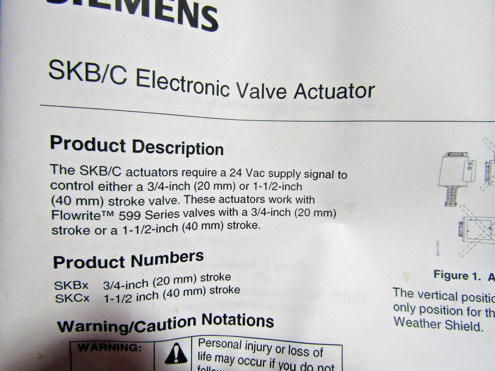 🔥 NEW SIEMENS SKC62U ACTUATOR 24VAC WITH FLOWRITE 599 SERIES 4″ VALVE 294-05992