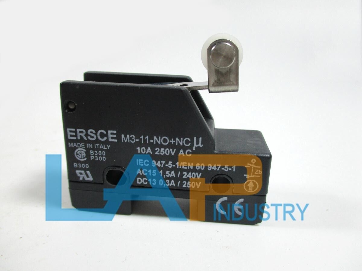 1pc NEW FOR ERSCE micro switch M3-11-NO+NC(250VAC 10A) belt wheel