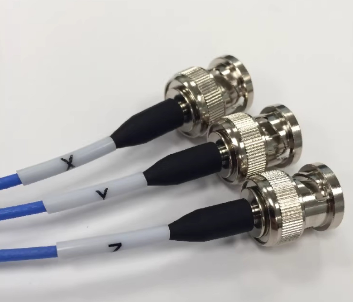 1pc 1/4-28 UNF to BNC PCB Three-Axis Accelerometer Cable (replace 034G20 034K20)