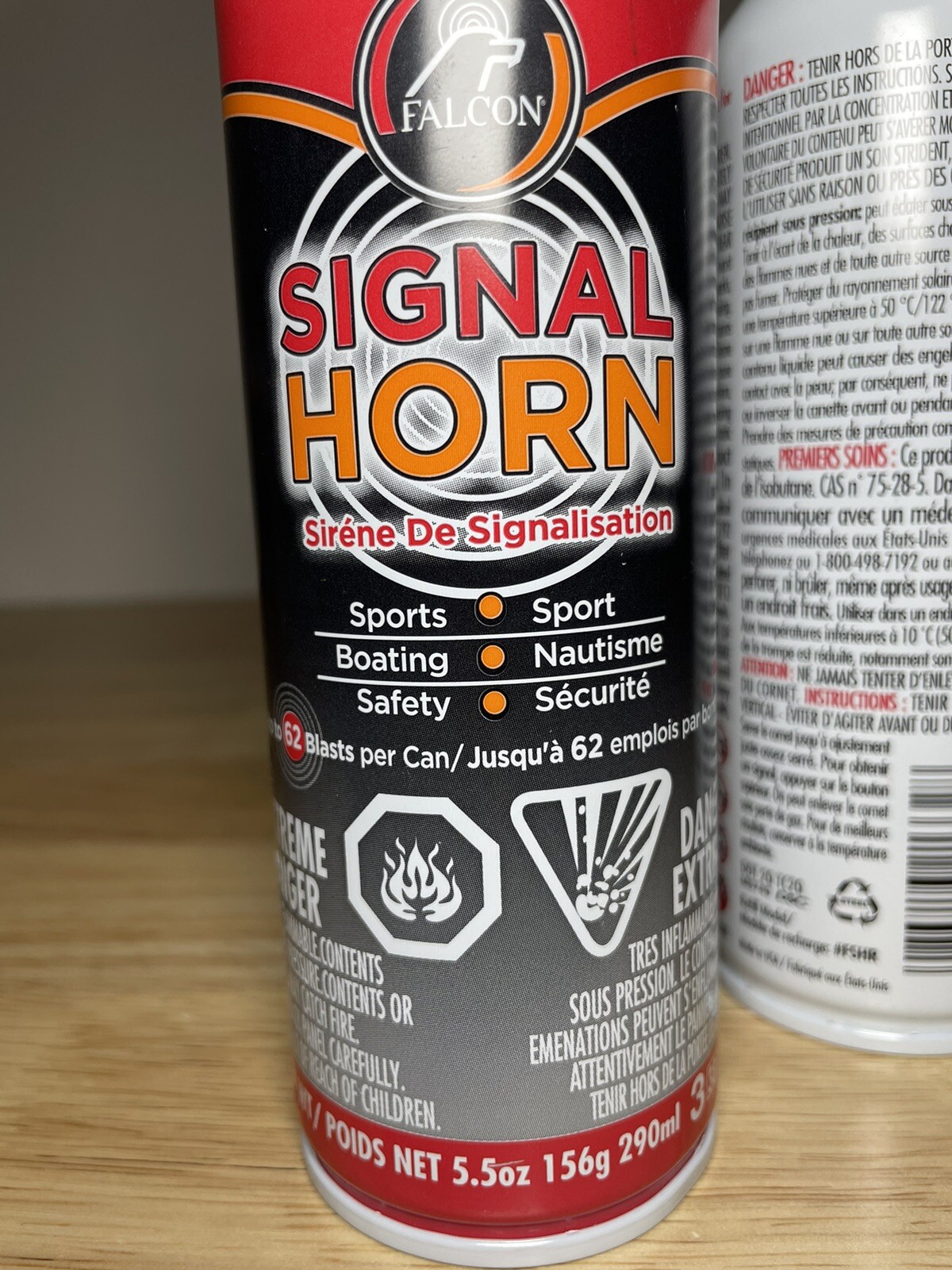 Lot Of ( 2 ) Brand New Falcon FSH Signal Horn – 5.5 oz Without Top Pieces.