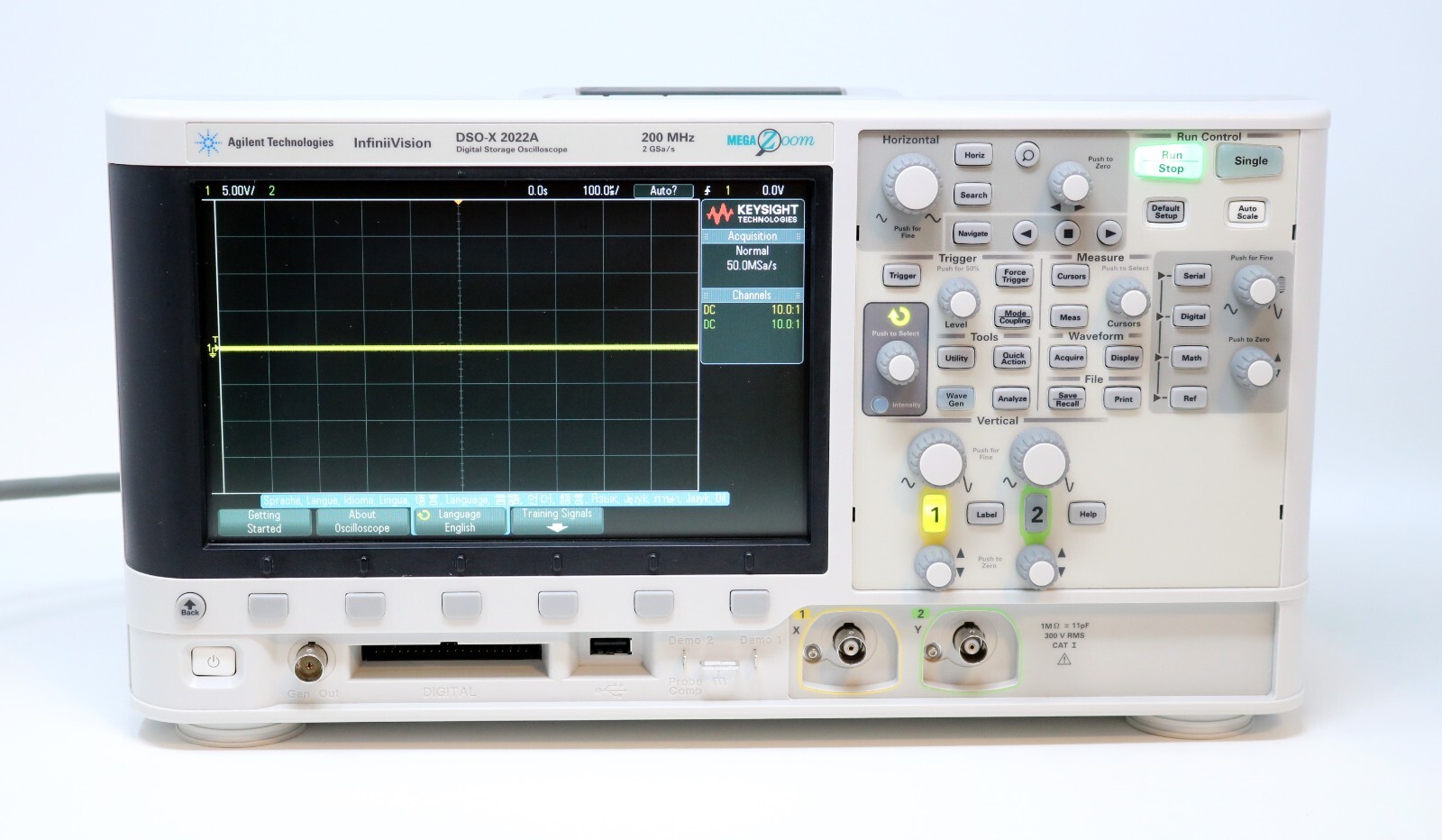 Used Agilent / Keysight DSOX2022A Digital Oscilloscope 2-Channel US Free tax