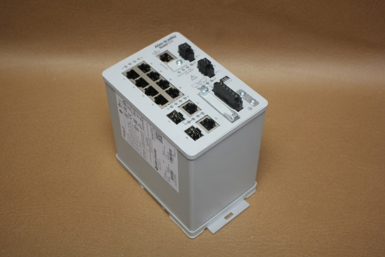 ALLEN BRADLEY STRATIX 5700 ETHERNET MANAGED SWITCH 1783-BMS10CGP SER. A