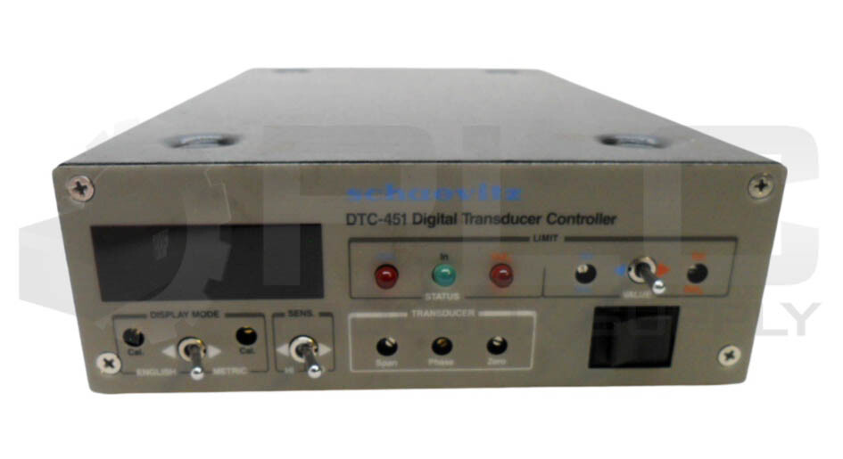SCHAEVITZ DTC-451 DIGITAL TRANSDUCER CONTROLLER 115V 1A 2291300-000
