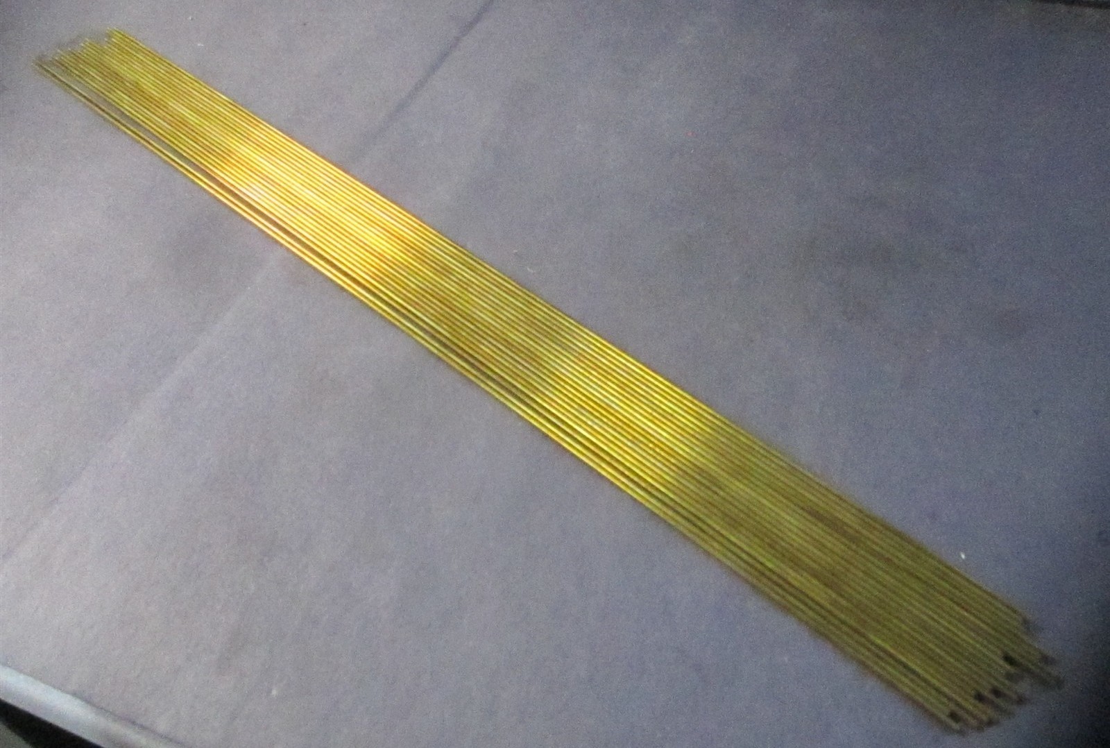 Global EDM (BR-1.3X300T) 1.3mm x 300mm Brass Tubing for Sinkers – Lot of 20