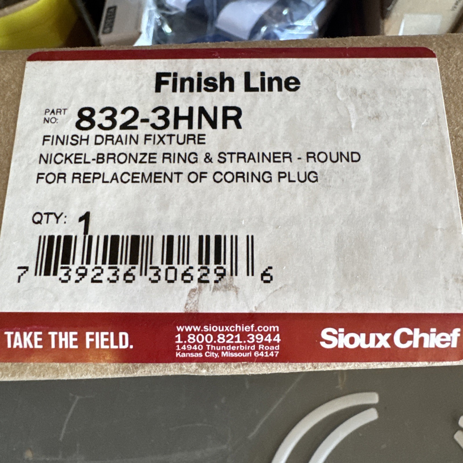 Sioux Chief 832-3HNR FinishLine 3 Inch Adjustable Floor Drain Nickel Bronze