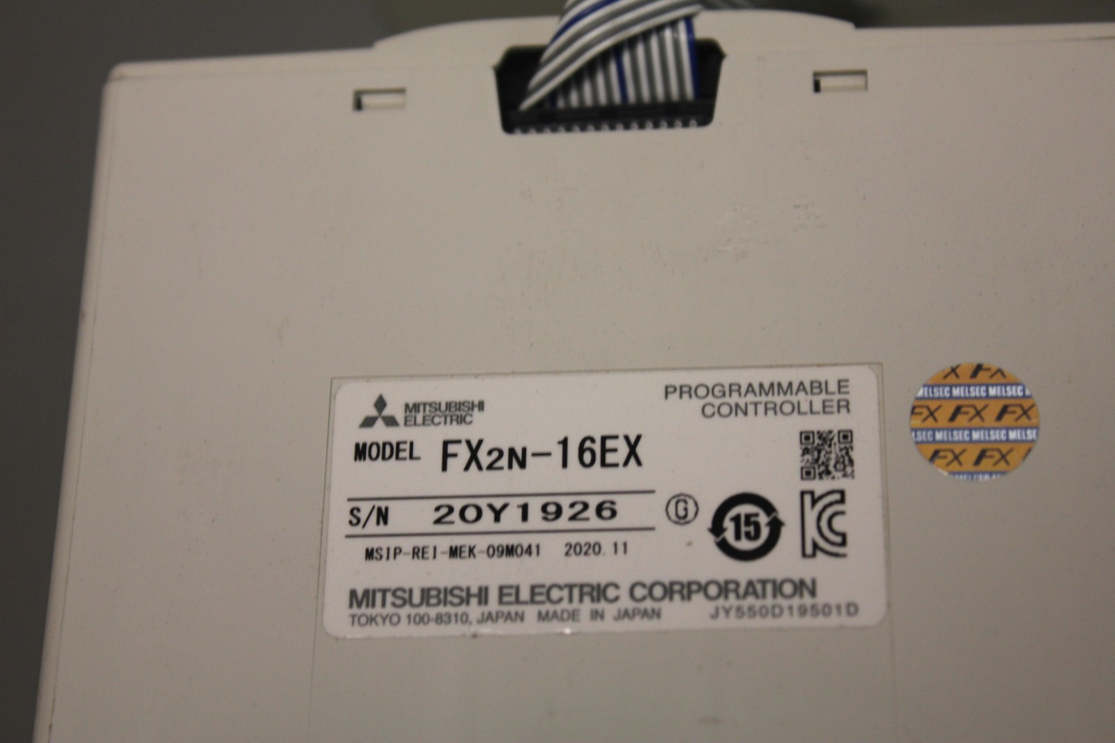 MITSUBISHI PLC SYSTEM WITH 3 MODULES FX3GA-60MT-CM & FX2N-16EX & FX2N-16EYT