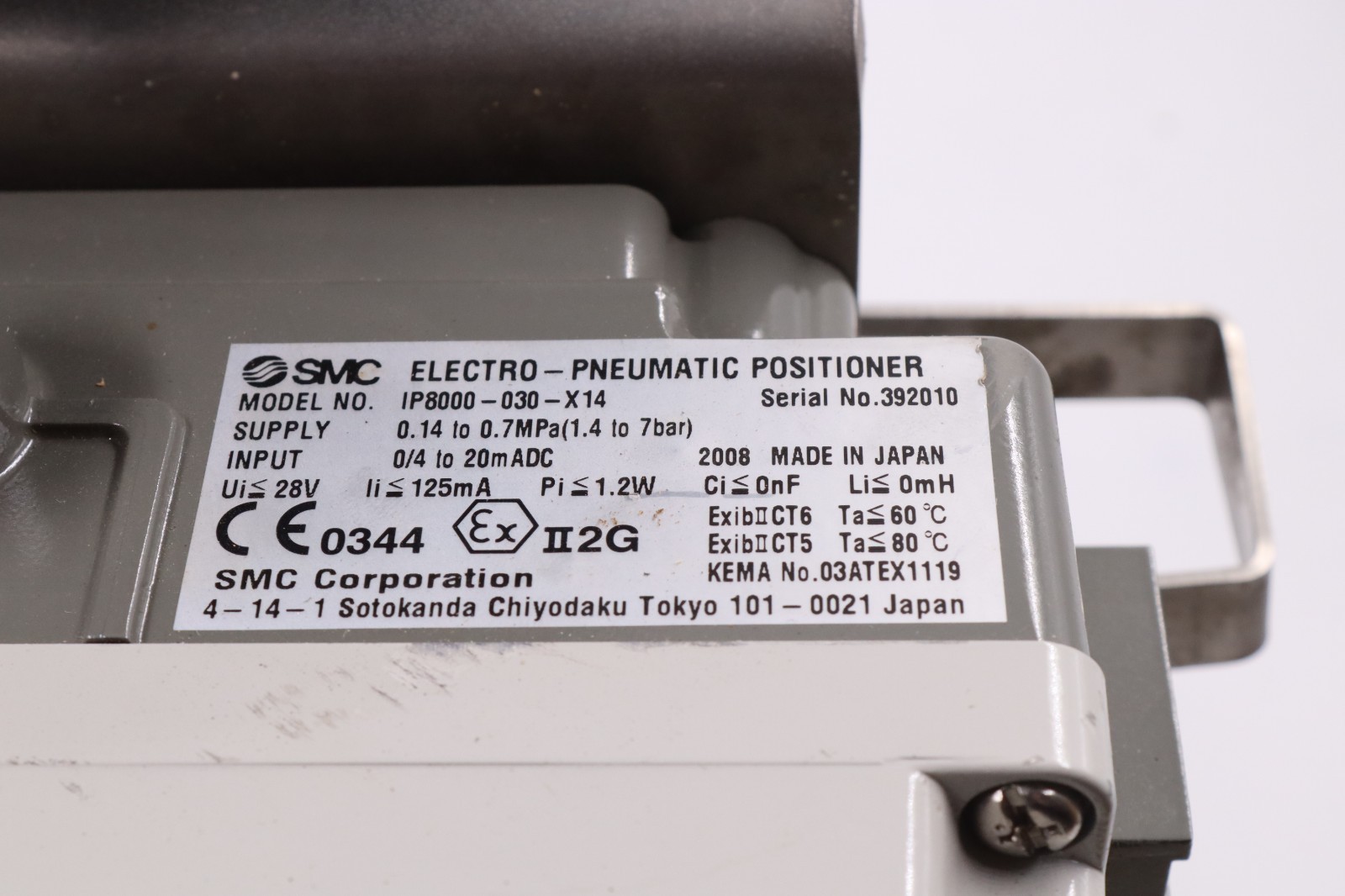 BUROCCO INOXVALVOLE S800 DN 15 PN 40 SMC IP800-030-X14 made in Japan