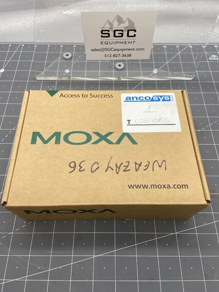 Moxa Interface RS232 4X D-SUB 9-Pin Ancosys T 070 0106 PN: NPort 5410