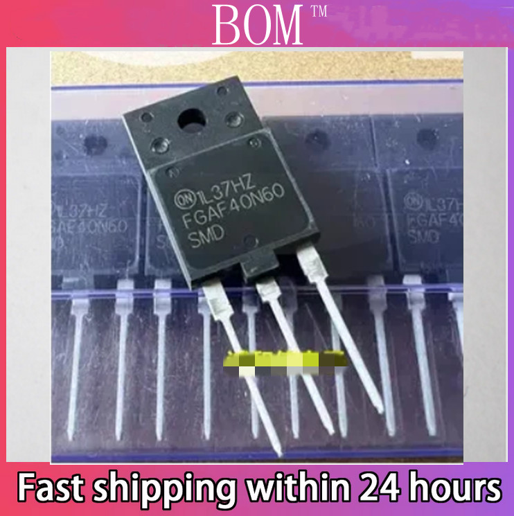 10PCS/LOT ORIGINAL NEW FGAF40N60 FGAF40N60SMD TO-3P POWER TUBE IGBT TRANSISTOR