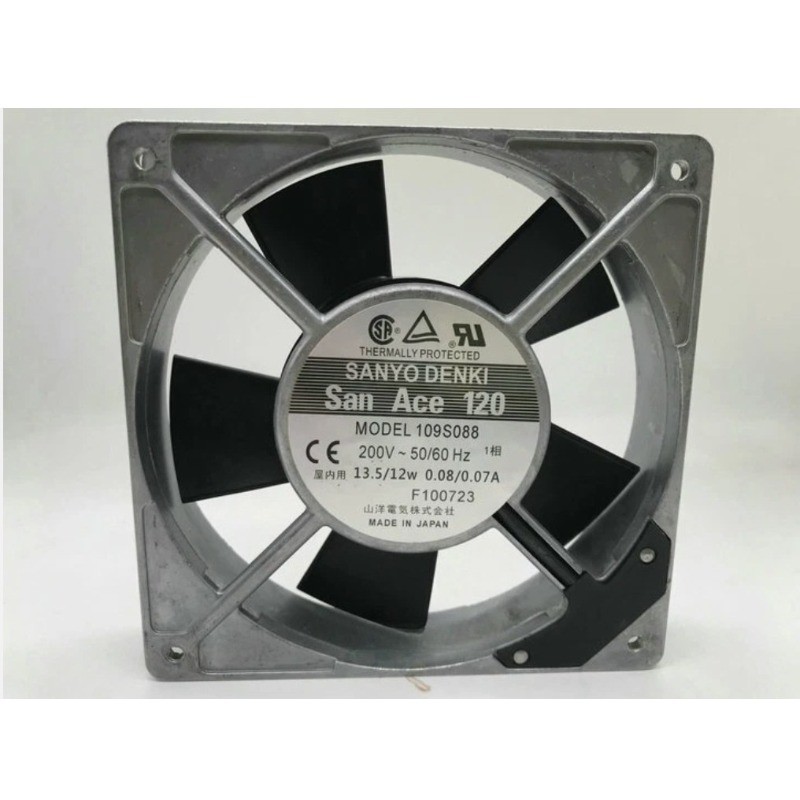 ONE Sanyo 109S088 200V 13.5 / 12W 12cm12025 aluminum box exchange cooling fan