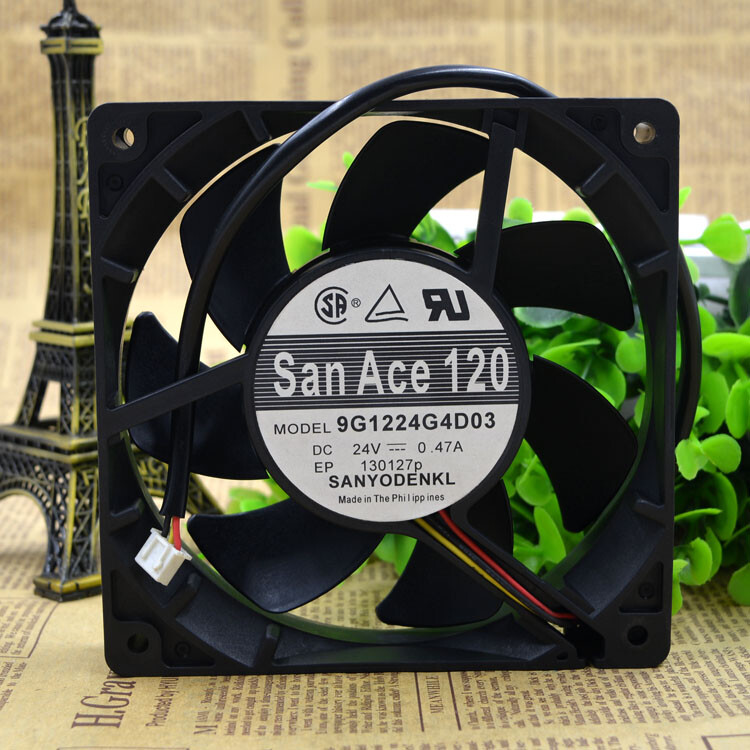 1PC For Fan Sanyo 9G1224G4D03 12025 12CM 24V 0.47A Z#1