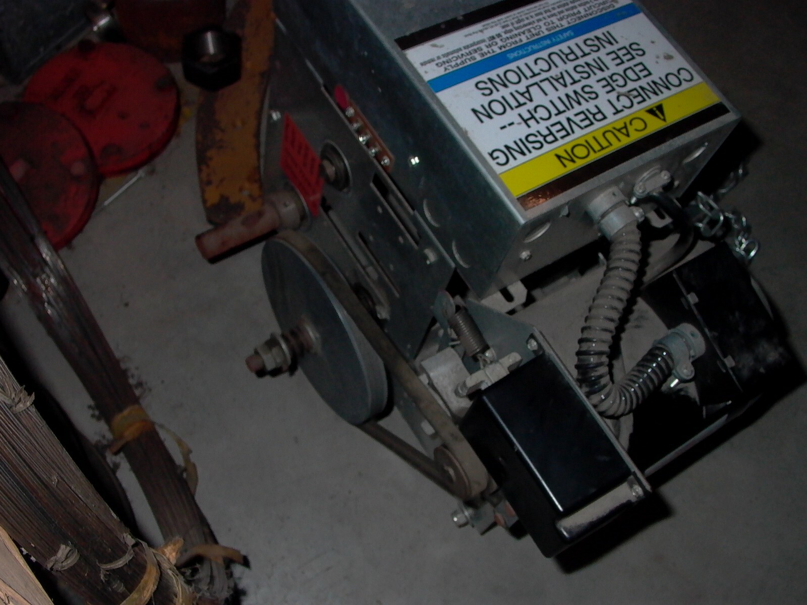 USED OVERHEAD COMMIECIAL DOOR OPNER 3PH 460V 1/2HP RG-523 EMAIL FOR PICK UP