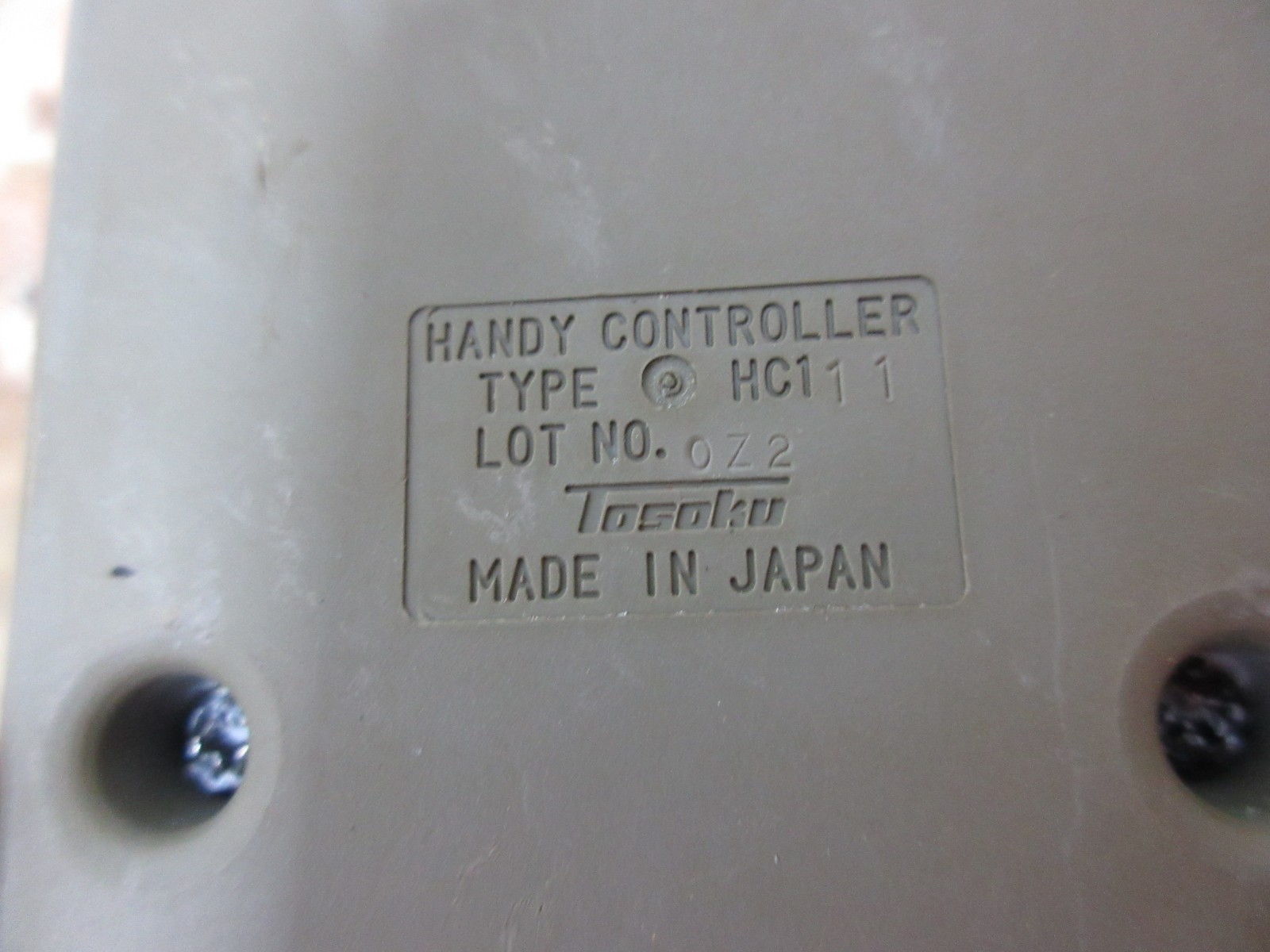 OKUMA ES-V4020 CNC TOSOKU HC111 HANDY CONTROLLER 3 AXIS HAND WHEEL JOG REMOTE