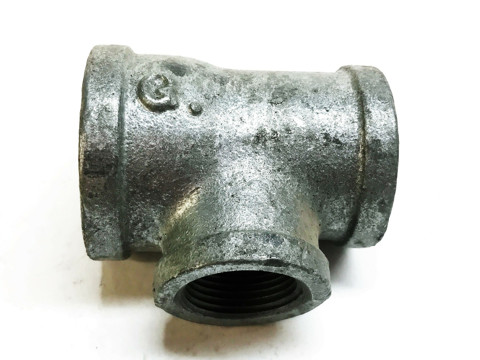 Unbranded Galvanized 1-3/4″ x 1-1/8″ x 1-1/2″ Tee Coupling [Lot of 2] NOS