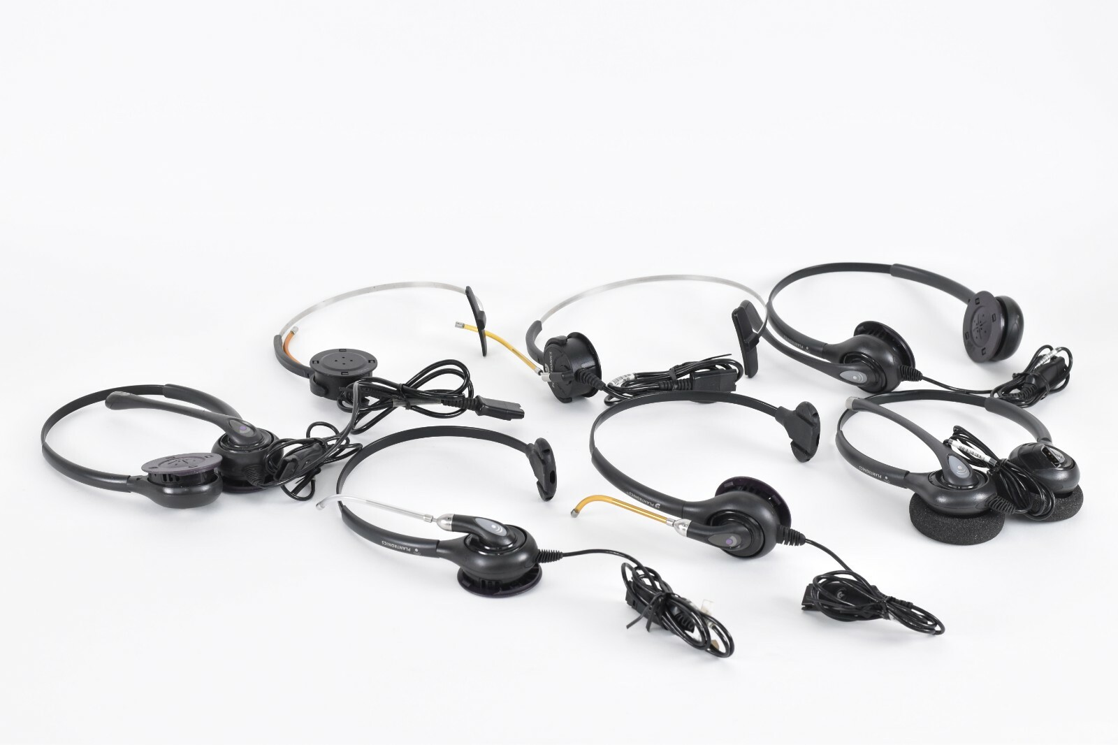 Plantronics Headset Headphone Microphone Lot of 15 Mixed Genuine H8
