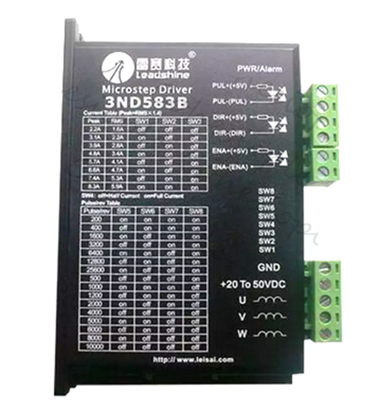 1PCS New LEADSHINE 3ND583 Micro stepping Driver 3-phase 50 VDC/ 8.3A