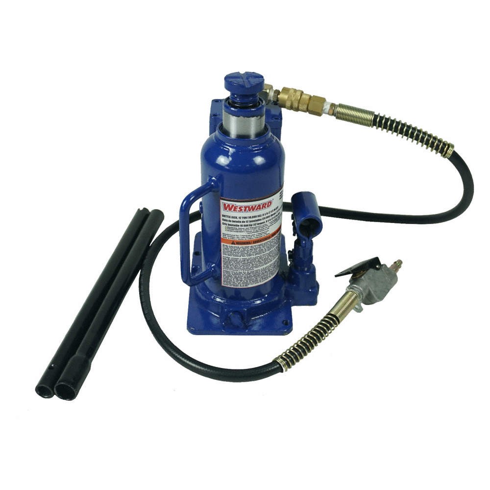 WESTWARD 1ZKX7 Bottle Jack,12 Ton,9 1/2-18 1/2 In Lift 1ZKX7