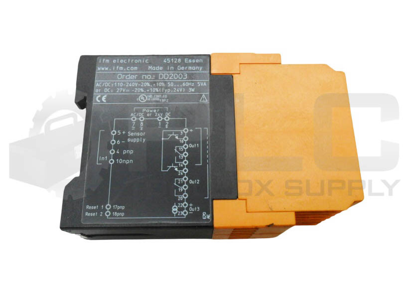 IFM ELECTRONIC DD2003 FREQUENCY/SPEED MONITOR 110-240V 50/60HZ FR-1