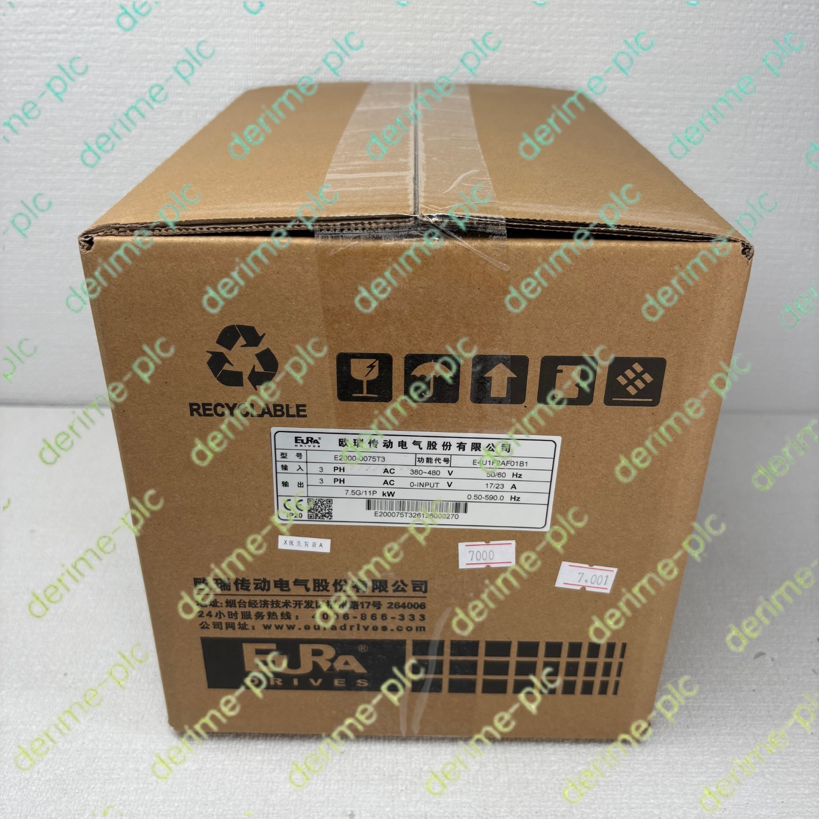 1pcs new EURA E2000-0075T3 frequency converter