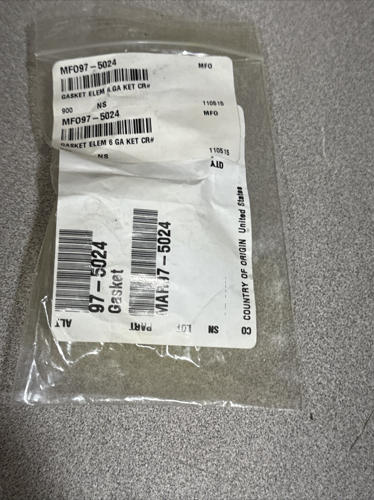 Market Forge – 97-5024 Gasket, Heating Element, 6 Gallon Kettle, 8-3146